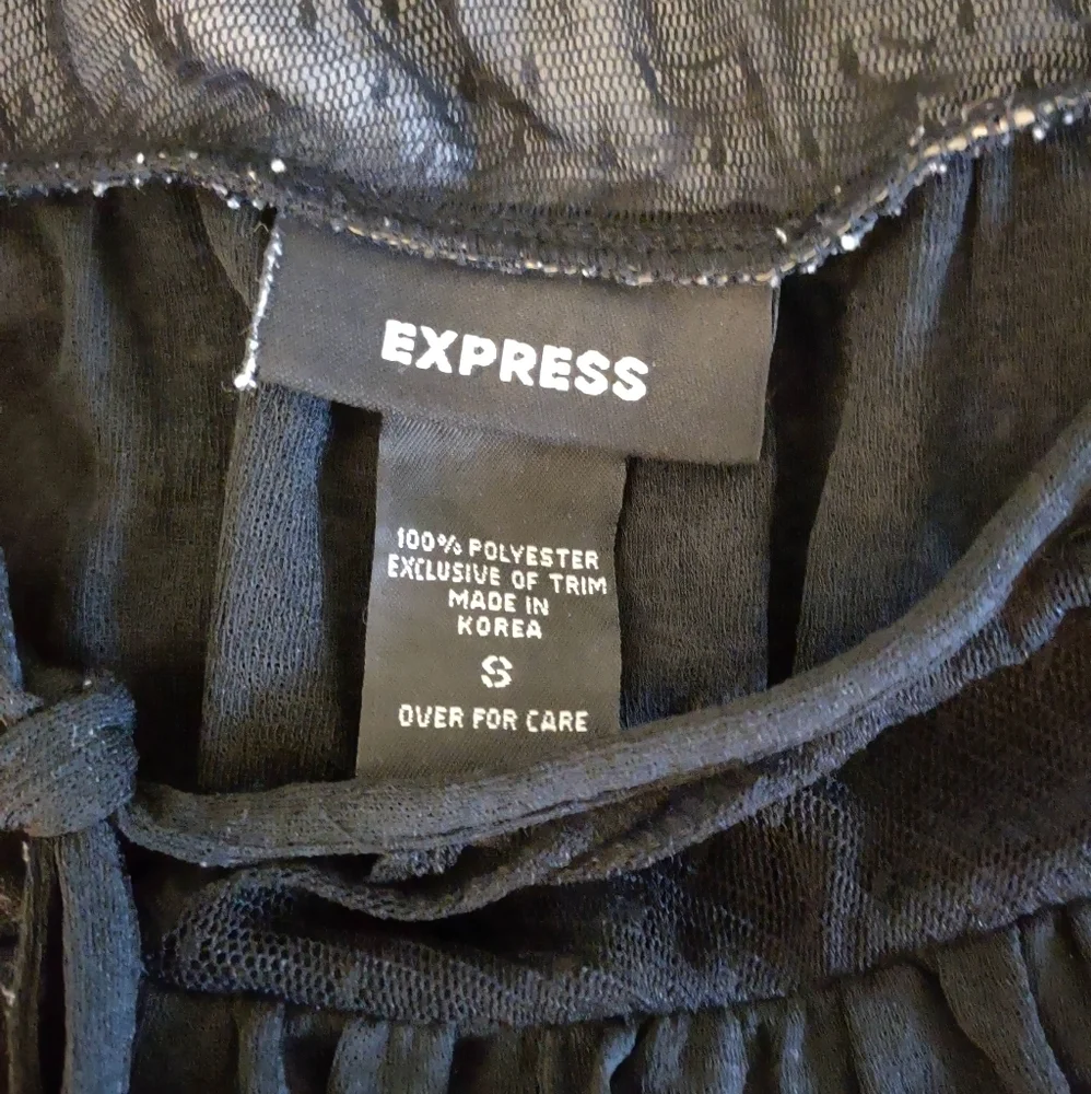 Express Blouse, Black S - Picture 3 of 3